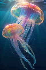 jelly fish in the water
