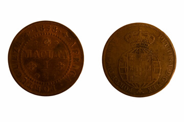 coin, copper, metal, means of payment, finance, round, spain, vi