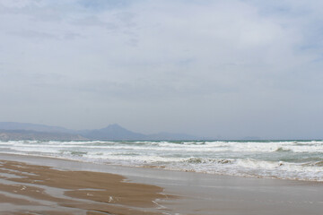 beach in the morning