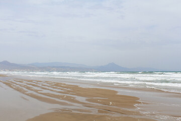 beach in the morning