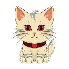 Cute and adorable cat illustrations can be used for t-shirts, icons and various others