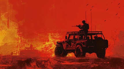 Fototapeta premium Penetration Test Battlefields: Ethical Hacking Simulations and conceptual metaphors of Ethical Hacking Simulations