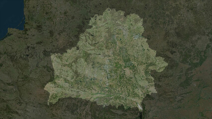 Belarus highlighted. High-res satellite map © zelwanka