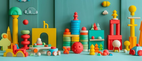 Delightful little one with a collection of bright, smart clay, each piece transforming into playful, animated objects in a modern play space.