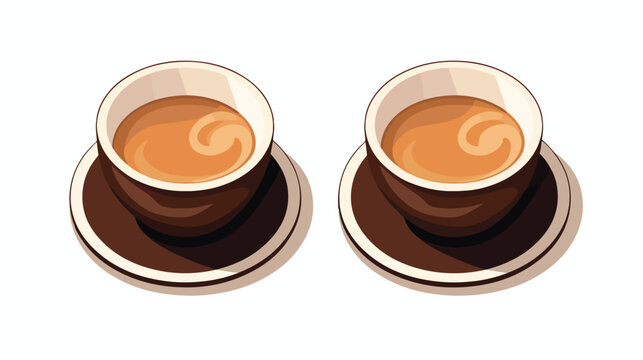 Illustration graphic vector isolated empty double shot esp