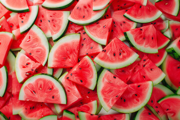 Watermelon slices background