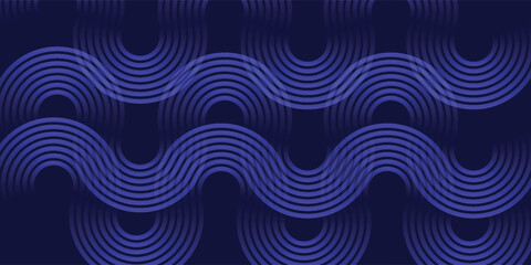 Create a bold look with a centric circle background featuring vector graphics of sound waves.. - obrazy, fototapety, plakaty