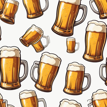 Beer Logo Cartoon Design Very Cool 
