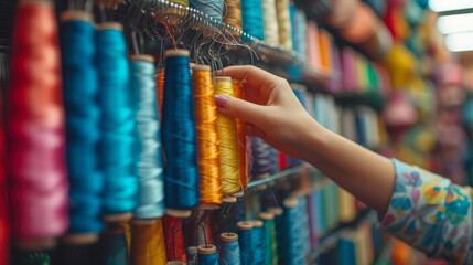 Thread Harmony: Vibrant Sewing Supplies