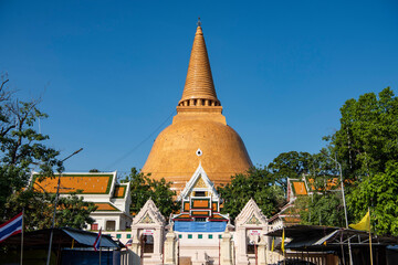 Obraz premium THAILAND NAKHON PATHOM CITY CHEDI