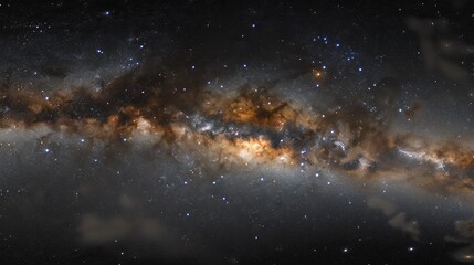 Fototapeta na wymiar Amazing view of the Milky Way galaxy from the southern hemisphere