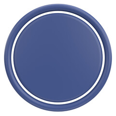 3D Label. Contact Label. 3D illustration.