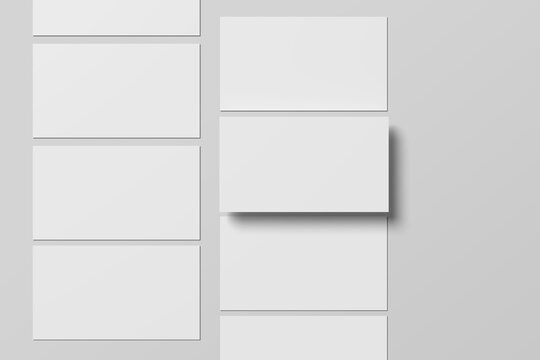  slides presentation website mockup blank