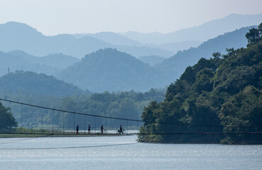 THAILAND PHETCHABURI KEANG KRACHAN DAM LAKE