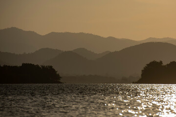 THAILAND PHETCHABURI KEANG KRACHAN DAM LAKE