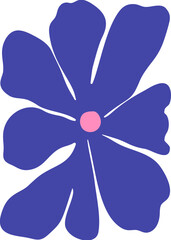 Abstract botanical wall art vector