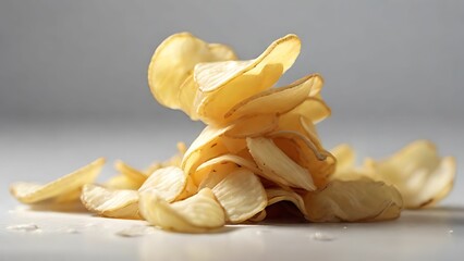 Close up of a potato chips