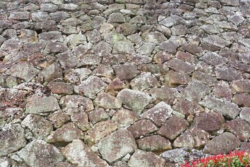 日本が誇る世界遺産で有名な国宝姫路城の石垣