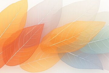 Closeup abstract organic leaves background