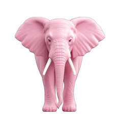 pink elephant - 3d illustration png