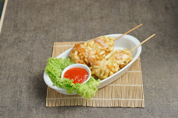 Potato Hot Dog, Delicious Cuisine From Indonesia