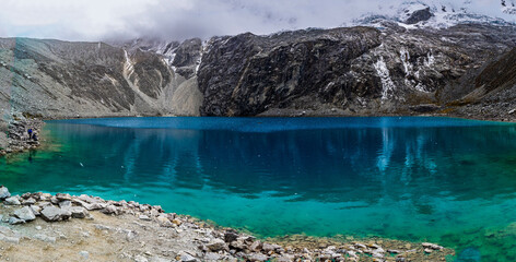 Laguna Lake in the Peruvian Andes 