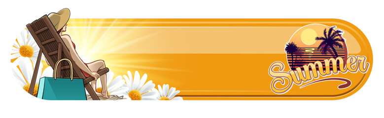 Obraz premium relax banner