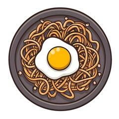 noodle with egg 