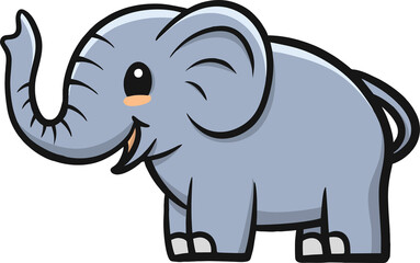 elephant cartoon illustration