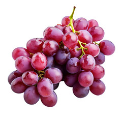 Fototapeta premium bunch of grapes isolated on transparent background
