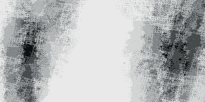 Grunge Black And White Urban Vector Texture Template Dark Messy Dust Overlay Distress Background Easy To Create Abstract dotted, scratched. vector ilustration