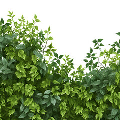 Climbing plant, vine, watercolor vector, isolated, garden ornamental, transparent background.