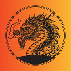Japanese Type Dragon Artwork 001 