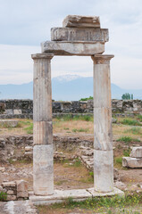 Fototapeta na wymiar ruins of ancient temple