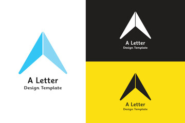 A Letter logo Template