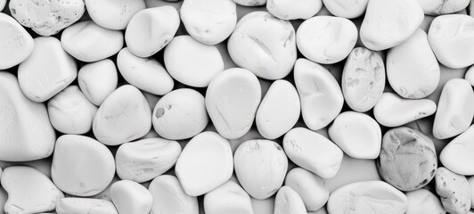 Sandstone Background , Gray and white stone background on the beach. Round and smooth gravel texture. Cobblestone pattern.