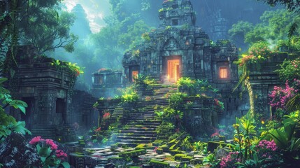 Puzzle: A magical tapestry woven with threads of light