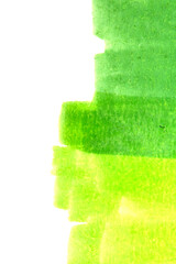 Abstract blended watercolor felt pen colour on paper texture background
