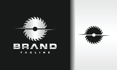 circular saw slice logo