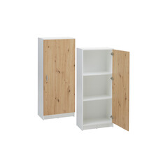 Furniture, shelves, wooden cabinets, storage cut out isolated transparent background