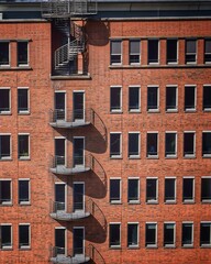 Obraz premium building facade front view - architecture exterior