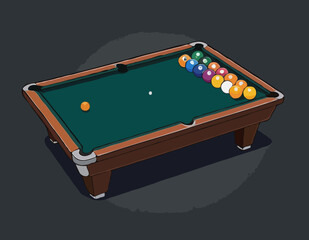 Billiards pixel icône linéaire parfaite. Illustration personnalisable de ligne mince. Jeu de pub, divertissement, symbole de contour d’activité de loisirs. Dessin de contour isolé de vecteur.