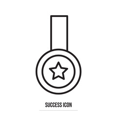 Success icon . Successful business development, plan and process symbol. Solid icons vector collection. used in web and template isolated on white background in eps 10.