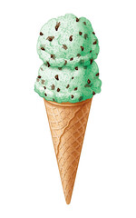 ダブルのアイスクリーム