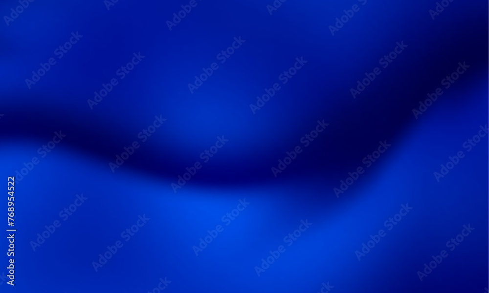Aufkleber abstract blue background, blue curve design smooth shape by blue color with blurred effect