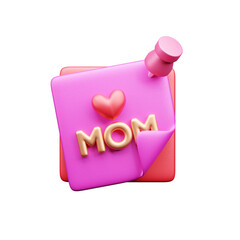 Mother's Day 3d Illustration Icon