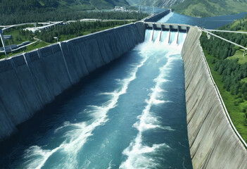 Dams and Hydroelectric facilities used in electricity generation