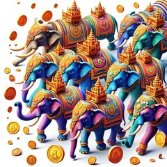 Opulent Elephants Parade