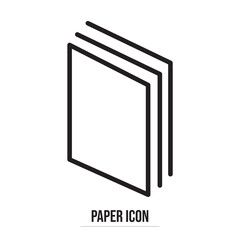Paperwork Compilation Vector Icon . Document vector icon isolated on white background. File copy icon for web and application Documentation Replica Vector Symbol for UI Design.
