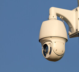 Urban Sentinel: Street Surveillance Camera Observes Activity